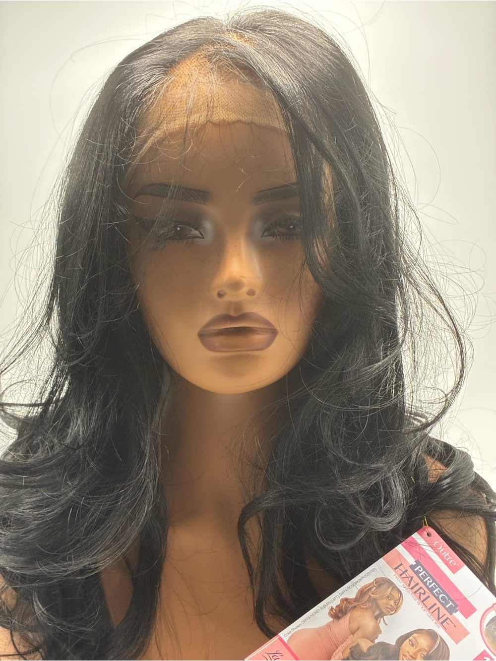 Natural Black Lace Front Wig with Soft Waves - Elegant Everyday Style